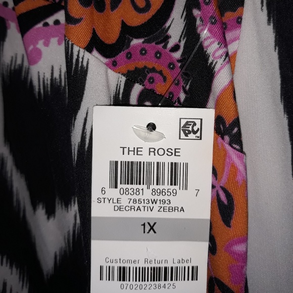 I.N.C Decorative Zebra Plus Size Maxi dress-NWT - Picture 5 of 5